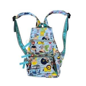 Harajuku Lovers Mini Backpack Zoo Animals Print Nylon